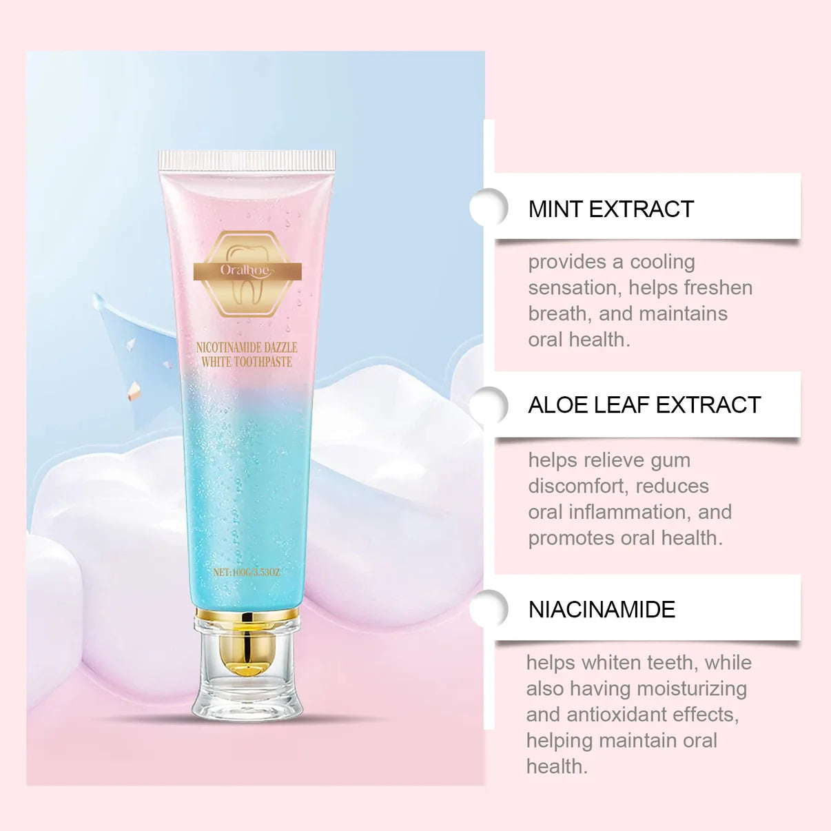 niacinamide whitening toothpaste