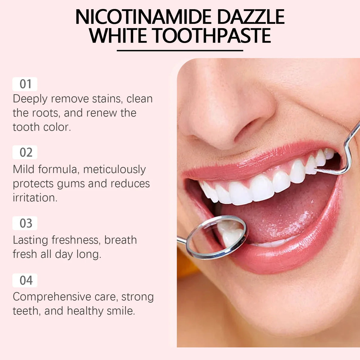 niacinamide whitening toothpaste
